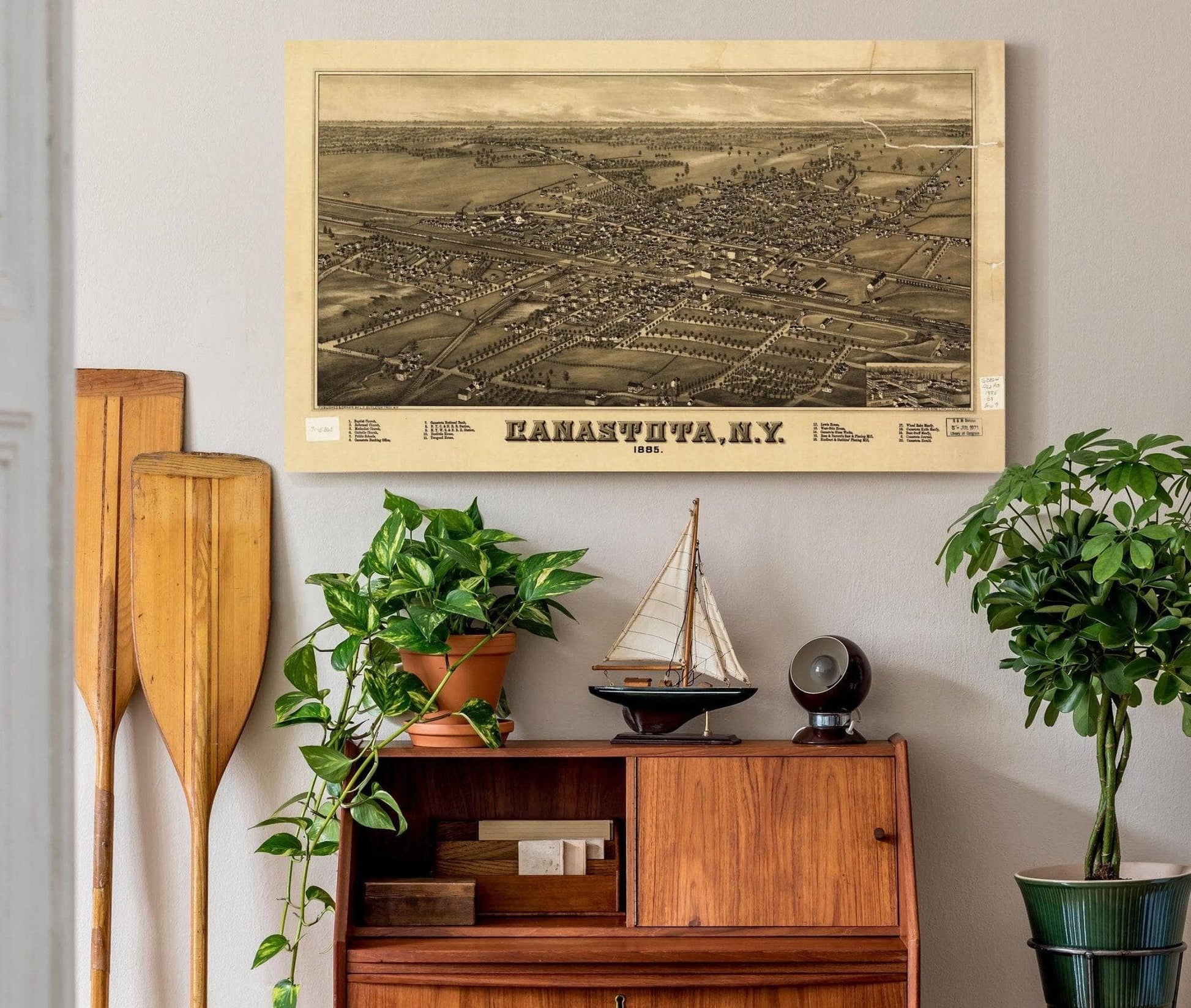 Canastota Ny 1885  State Of New York