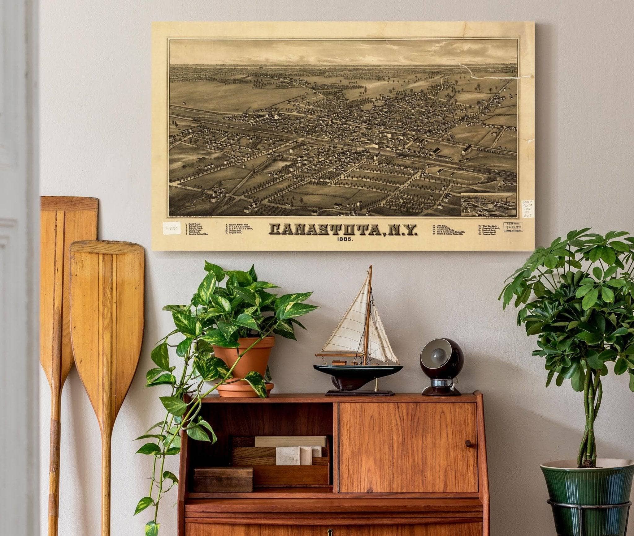 Canastota Ny 1885  State Of New York