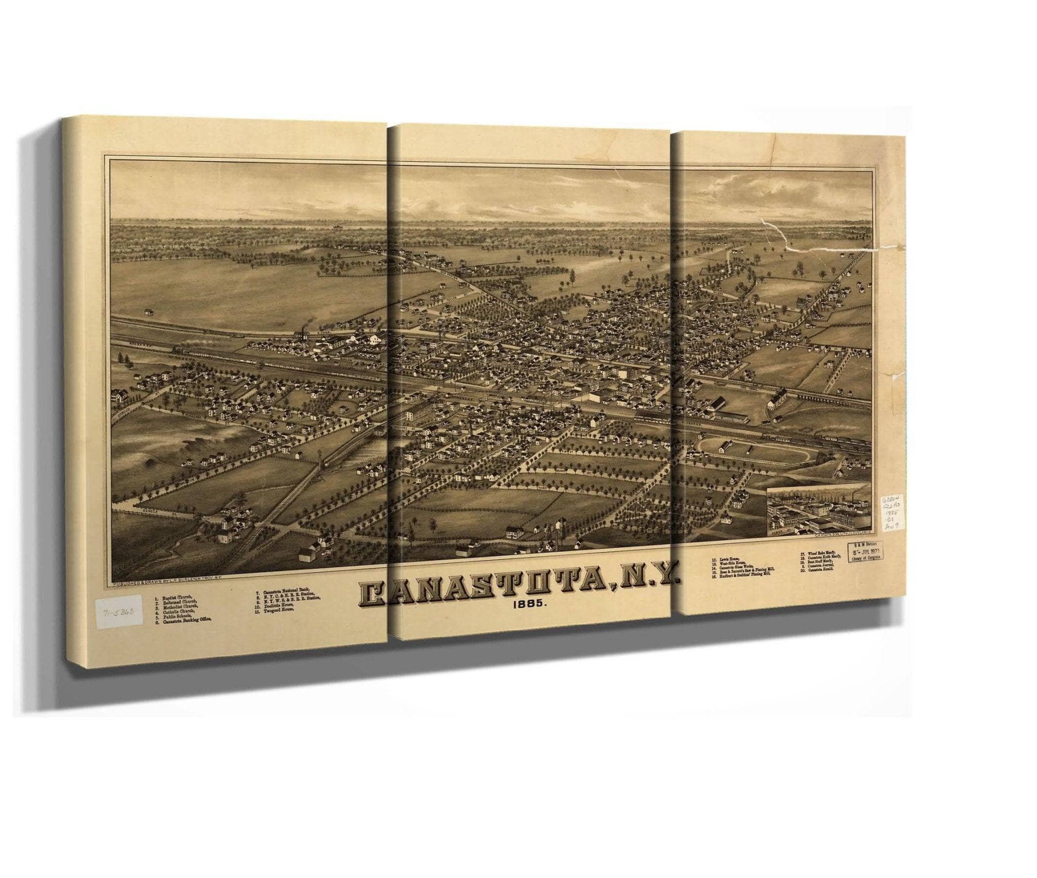 Canastota Ny 1885  State Of New York