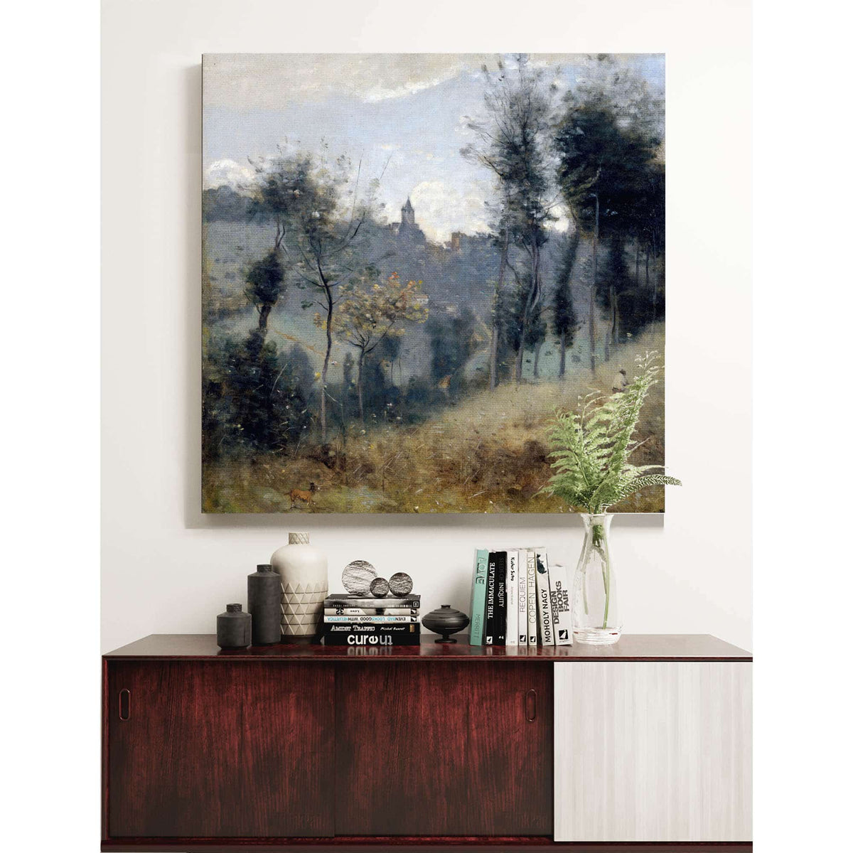 Canteleu by Jean Baptiste Camille Corot