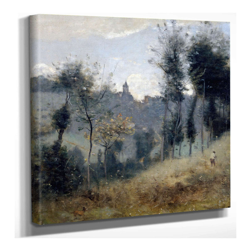 Canteleu by Jean Baptiste Camille Corot