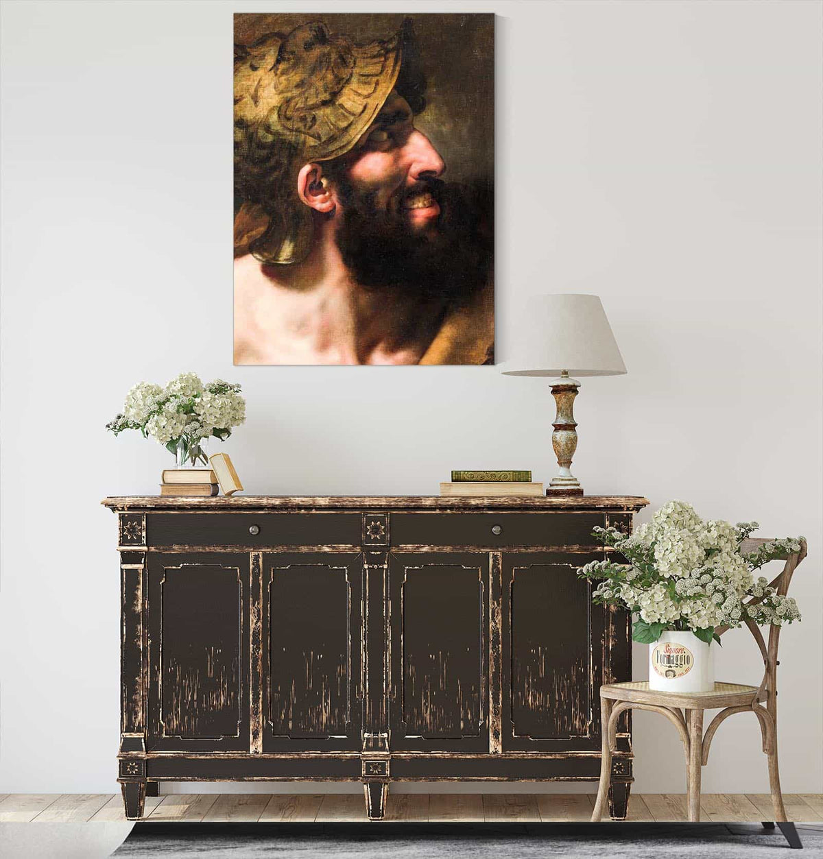 Capaneus Study Called The Blasphemic by Anne Louis Girodet Trioson