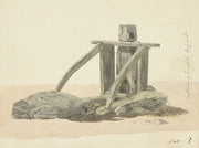 Cape Town Beach Stand by John Linnell