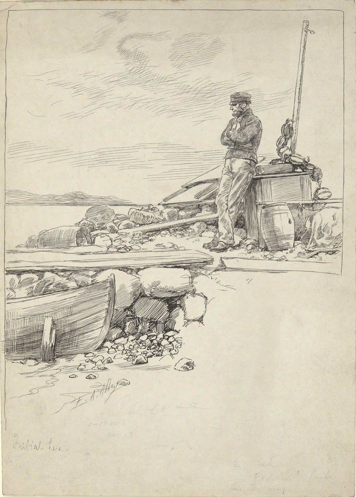 Captain Sandy by Edwin Austin Abbey