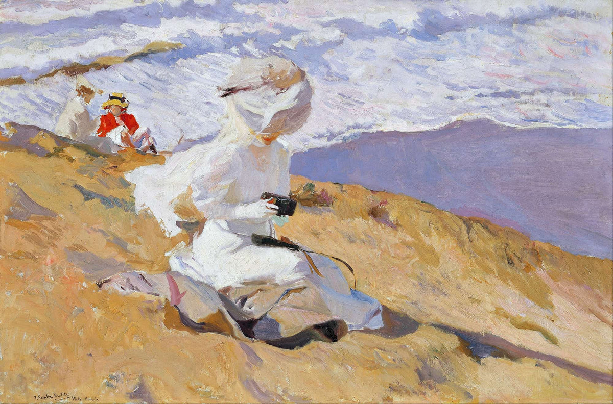 Capturing The Moment by Joaquin Sorolla