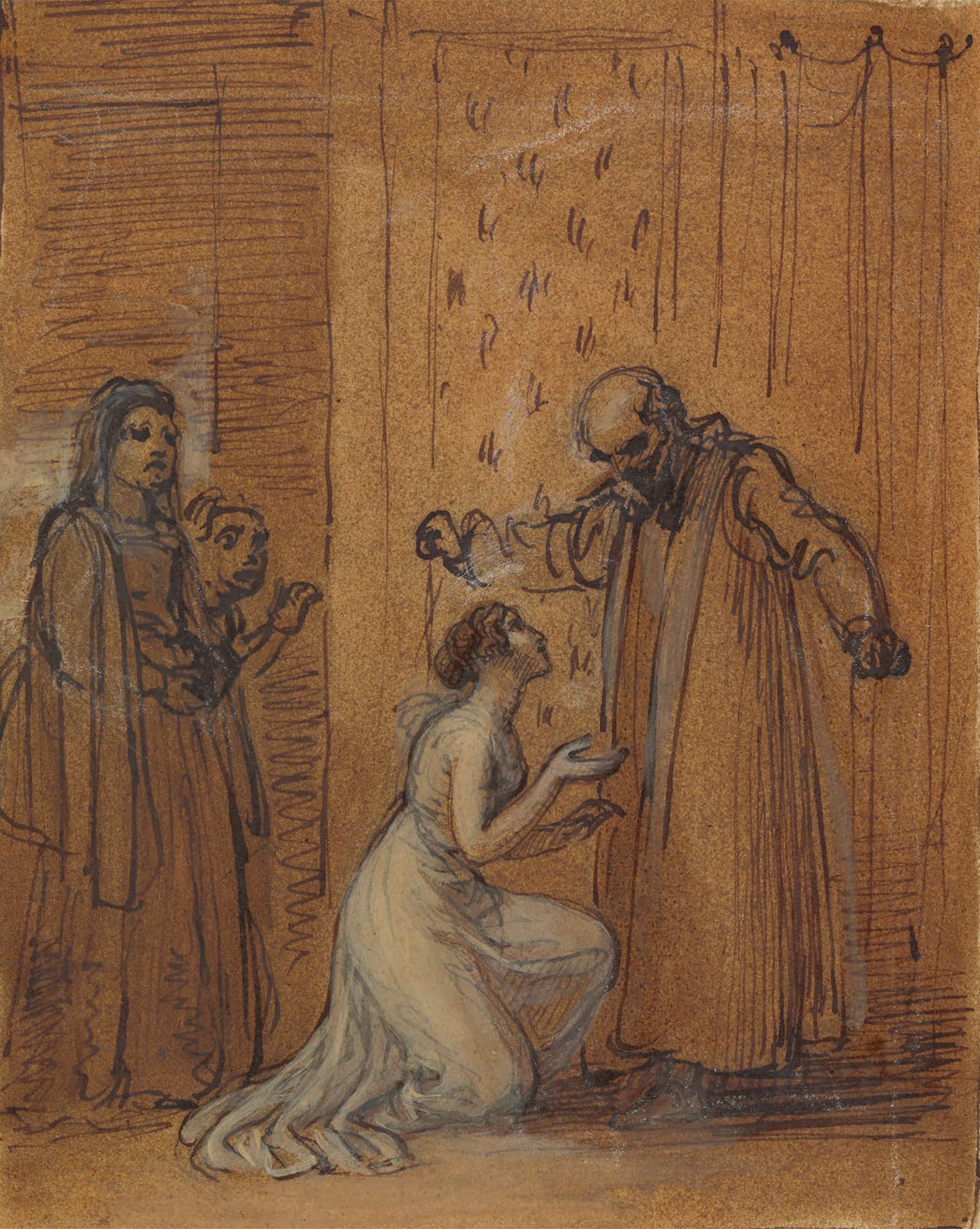 Capulet Railing At His Daughter Juliet by Robert Smirke