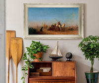 Caravane En Route Vers La Mecque  by Felix Ziem