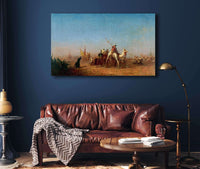 Caravane En Route Vers La Mecque  by Felix Ziem