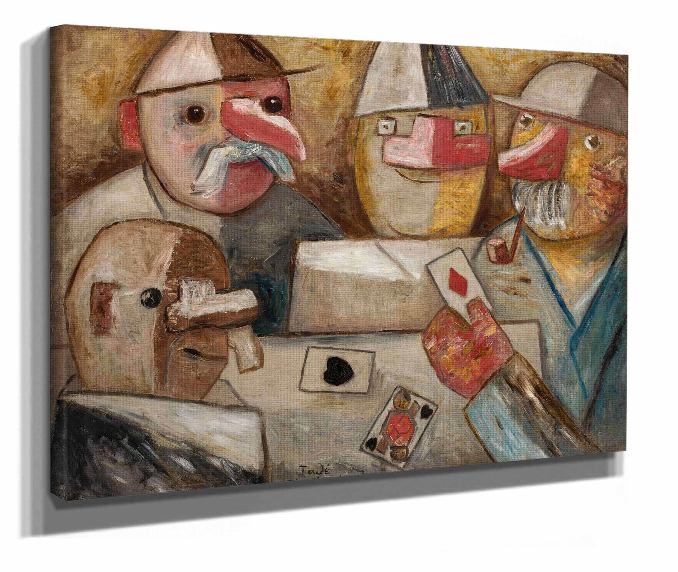 Card Game by Tadeusz Makowski