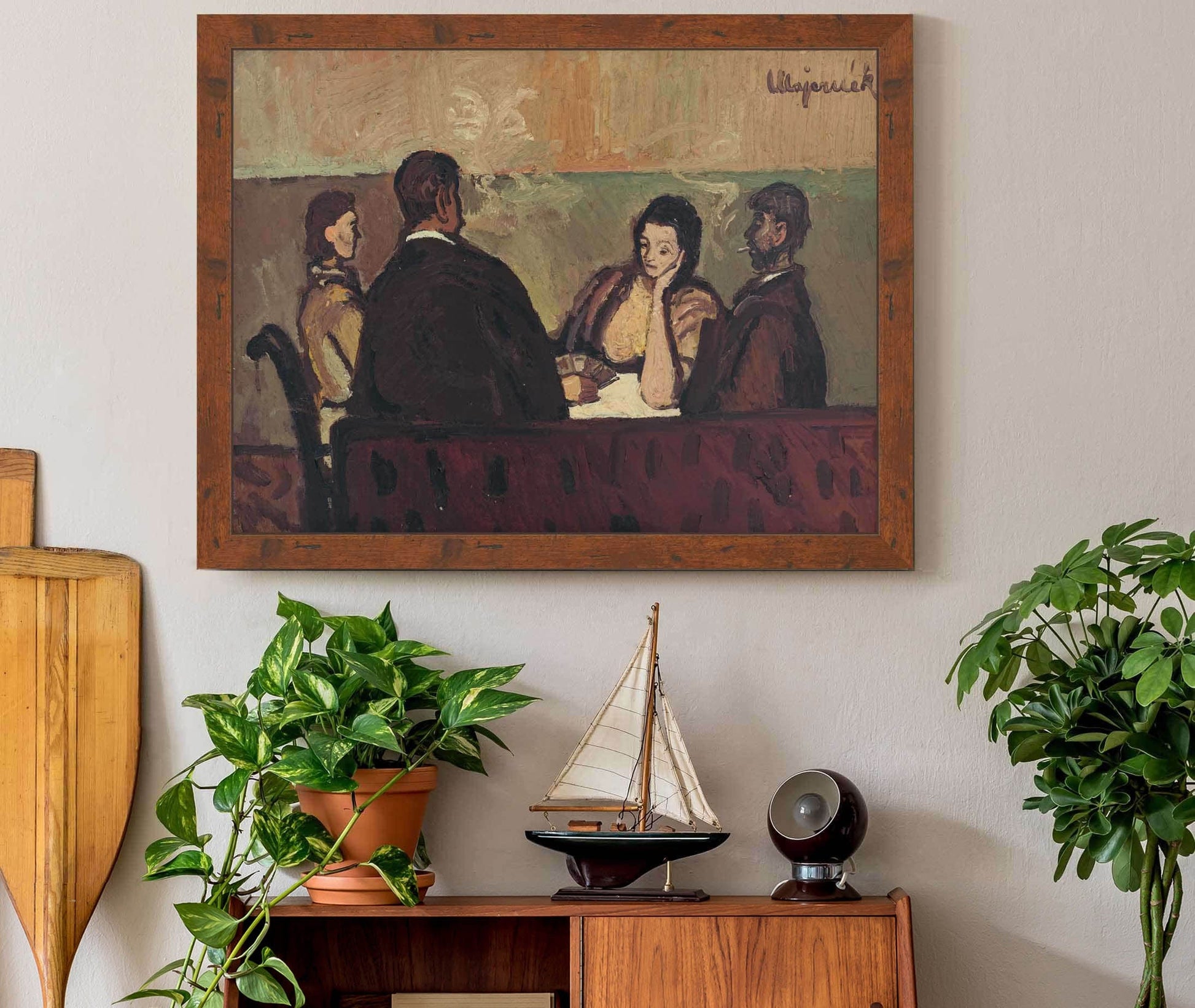 Card Players by Cyprian Majernik