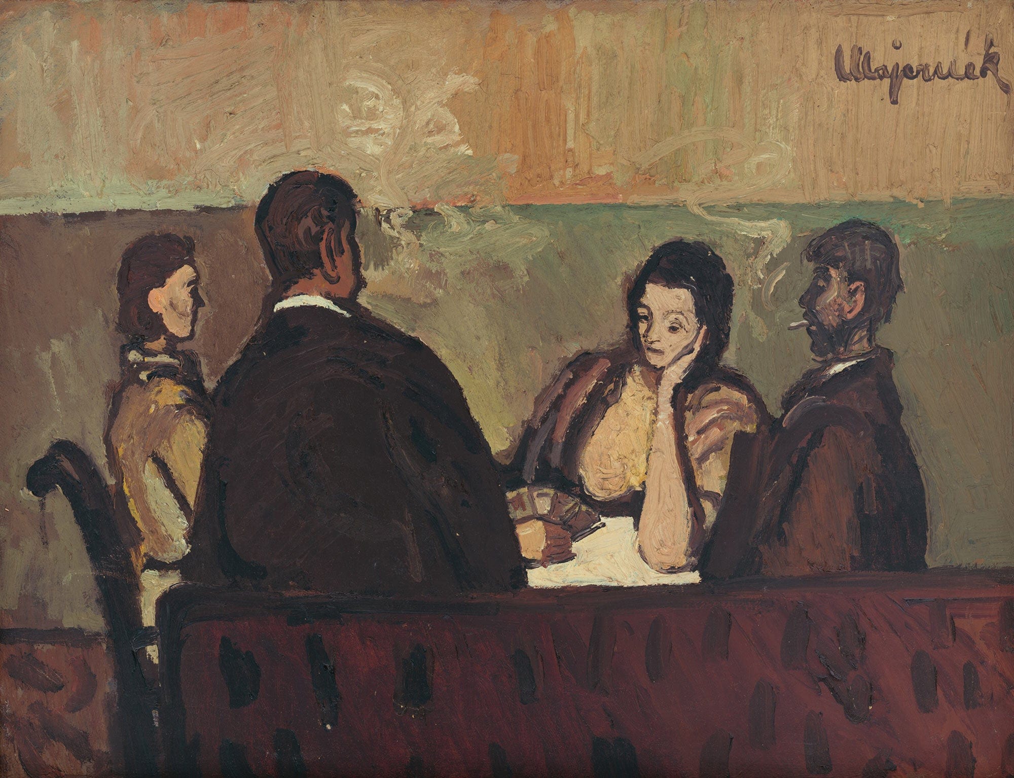 Card Players by Cyprian Majernik