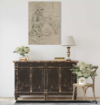 Cardeuse De Laine by Camille Pissarro