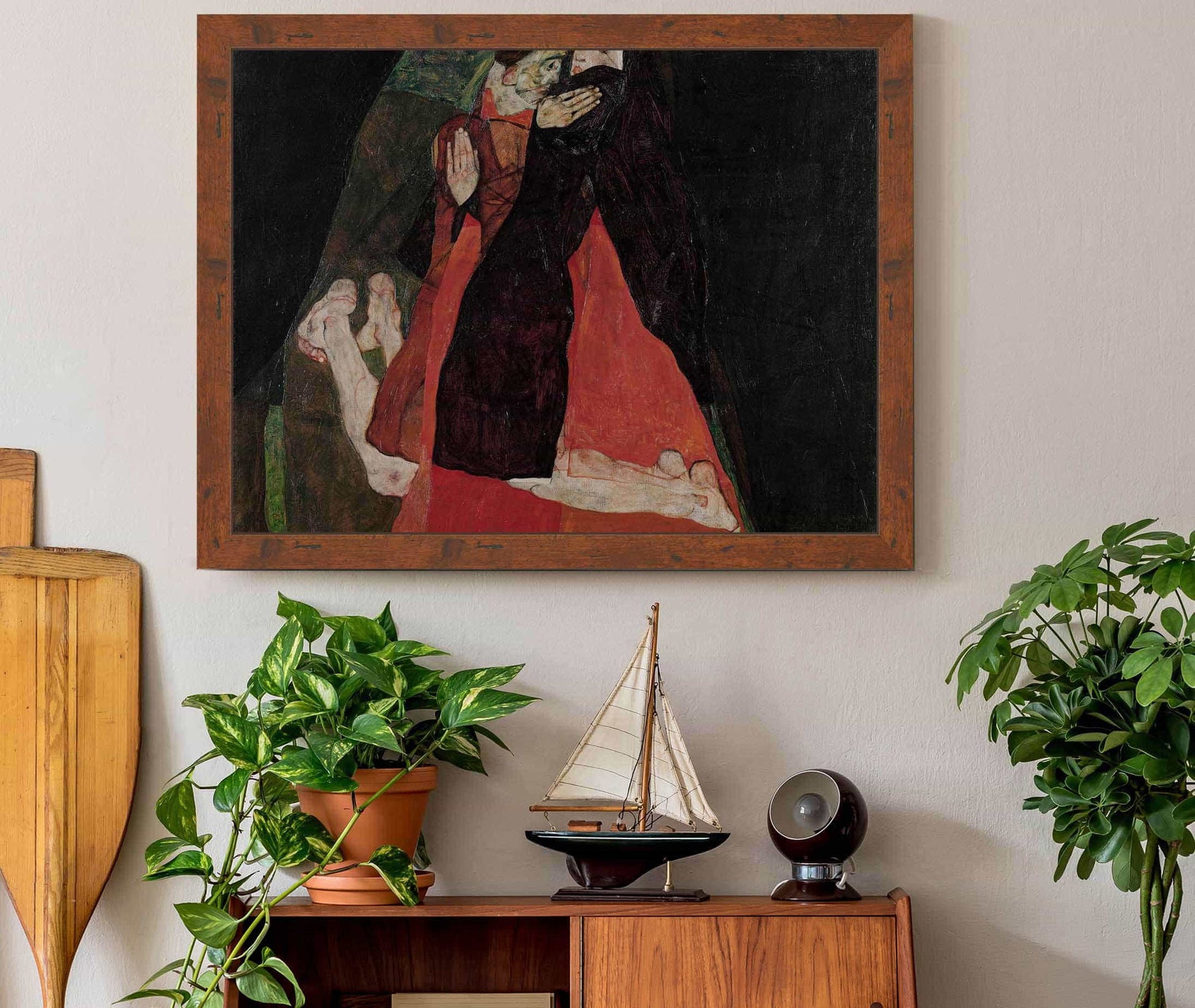 Cardinal And Nun Caress by Egon Schiele