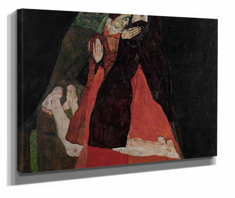 Cardinal And Nun Caress by Egon Schiele