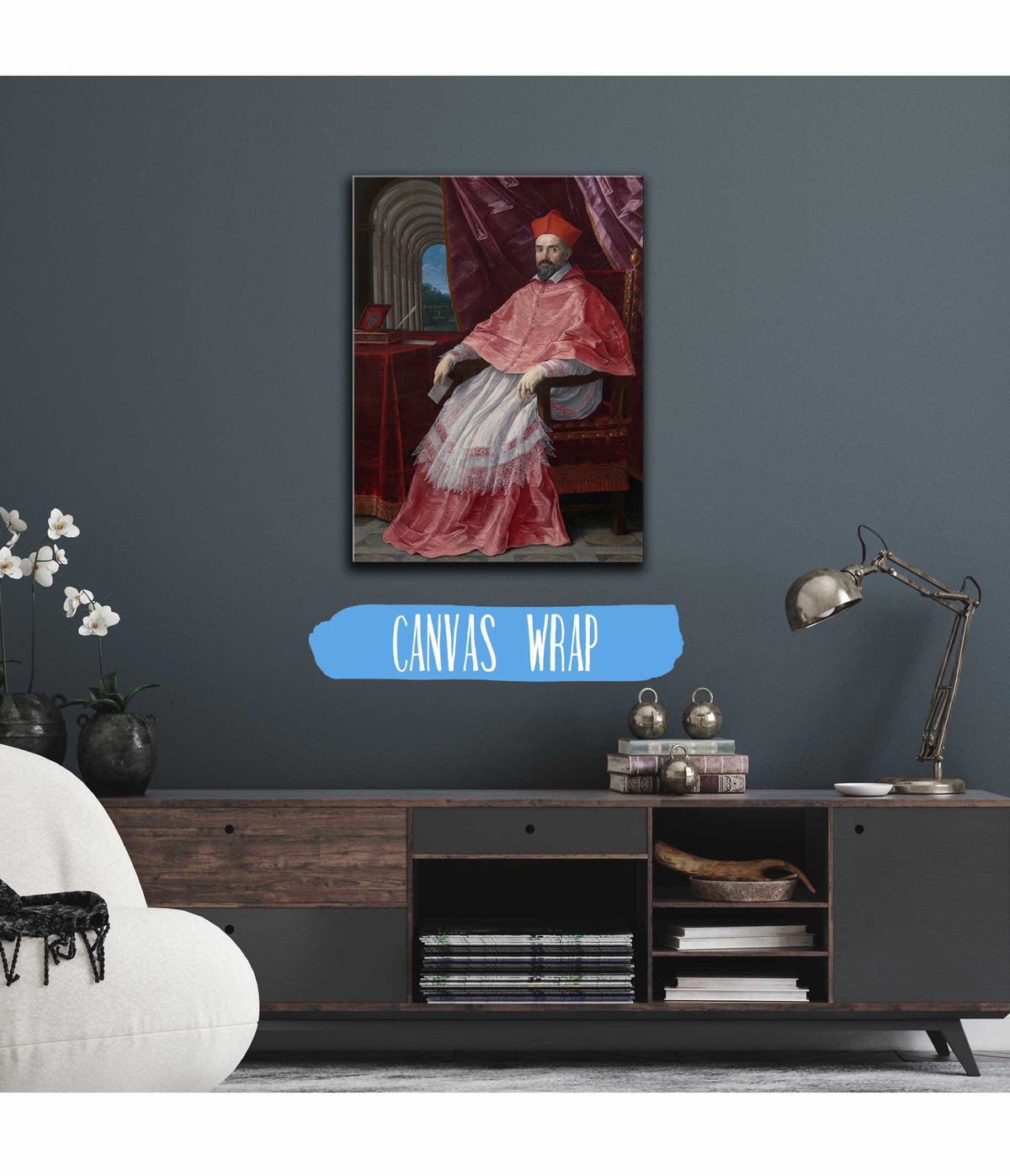 Cardinal Roberto Ubaldini Papal Legate To Bologna by Guido Reni