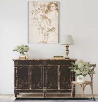 Caricature Of A Gentleman And Other Studies   by Giovanni Domenico Tiepolo