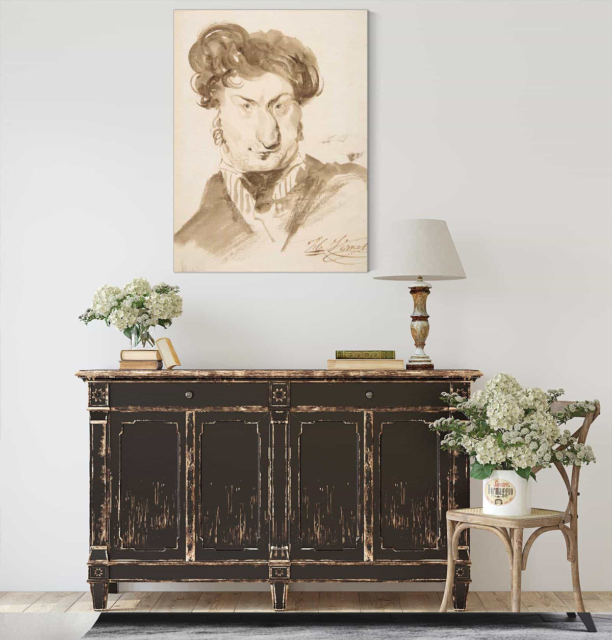 Caricature Of Charles Henri Plantade by Horace Vernet