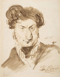 Caricature Of Charles Henri Plantade by Horace Vernet
