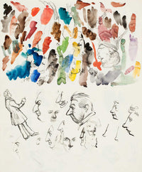 Caricatures by Albert Edelfelt