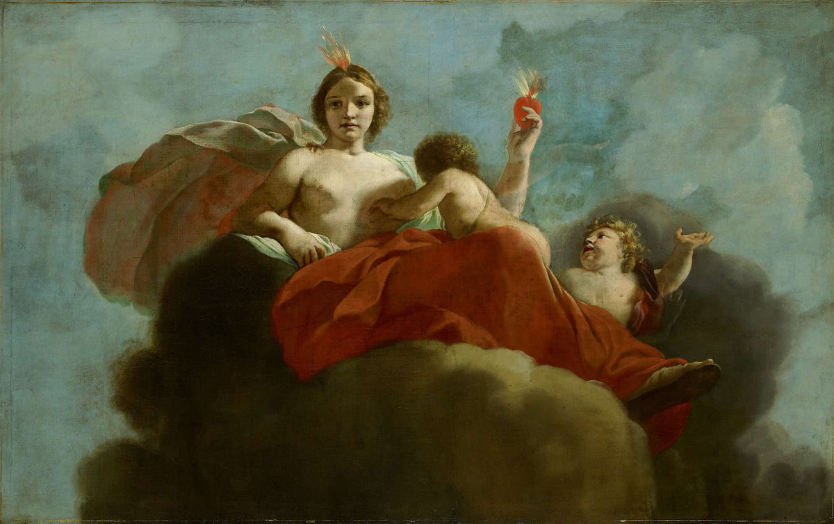 Caritas Allegorische Voorstelling Van De Verzorging Van Leprozen En Onnozelen by Gerard De Lairesse