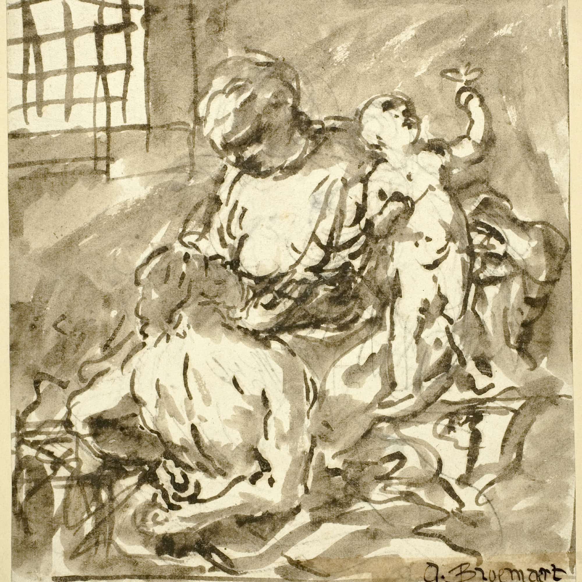 Caritas Romana by Abraham Bloemaert