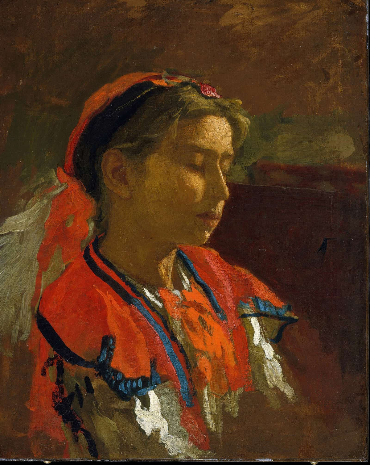 Carmelita Requena P by Thomas Eakins