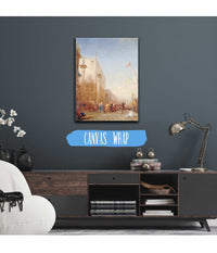 Carnaval A Venise Quai Des Esclavons by Felix Ziem