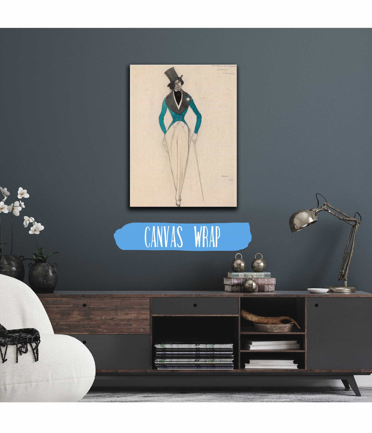 Carnaval De Schoumann by Leon Bakst