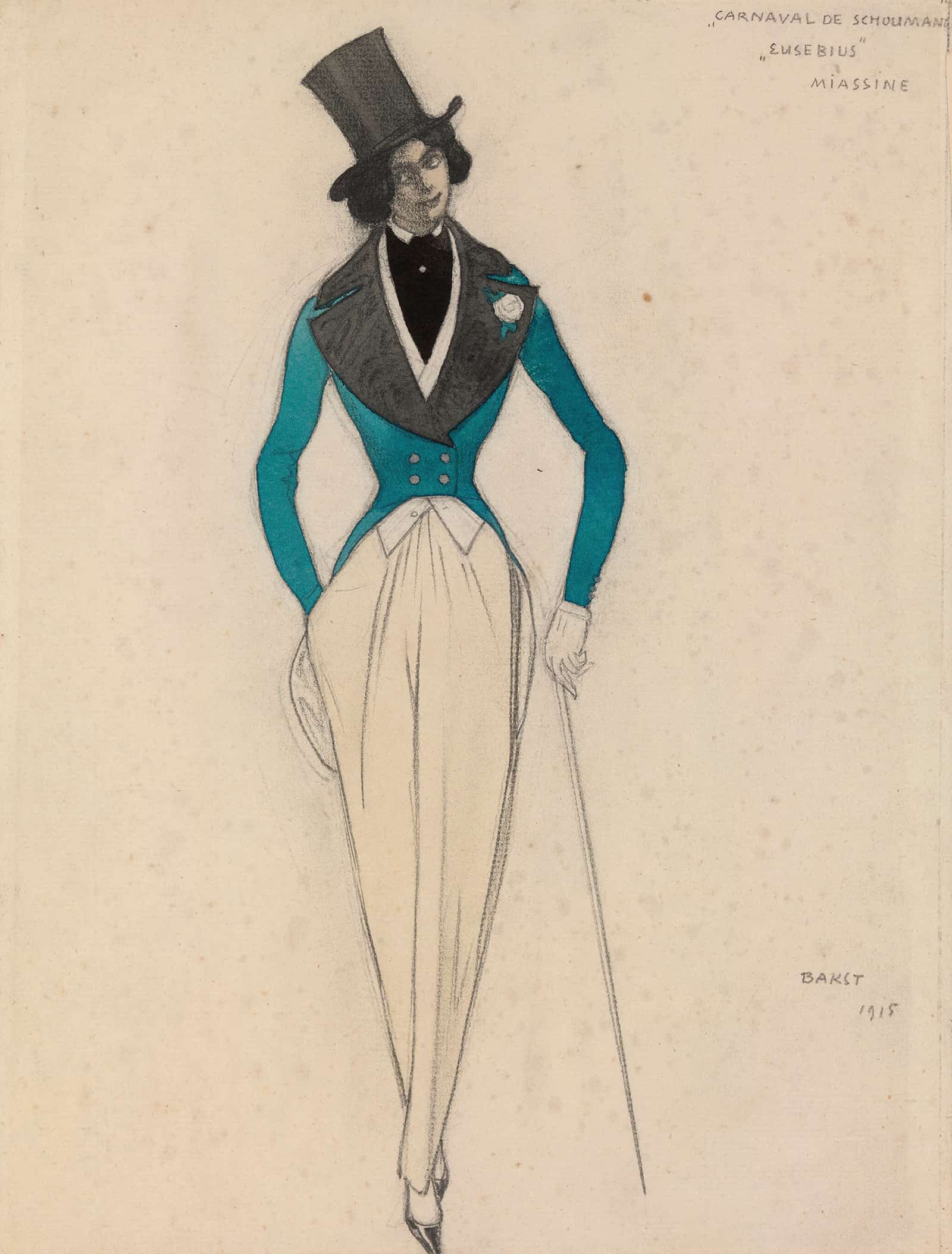 Carnaval De Schoumann by Leon Bakst