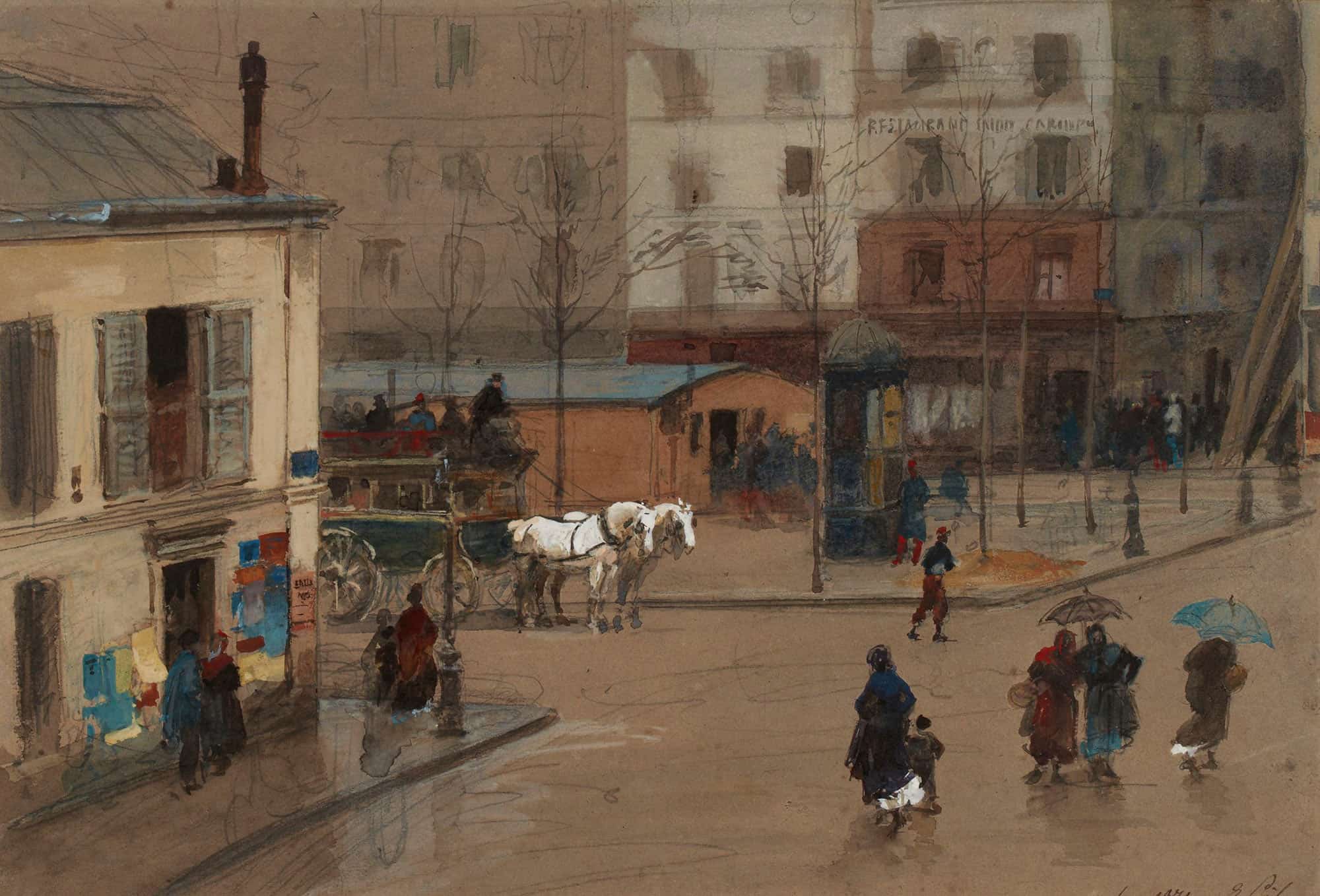 Carrefour Fevrier by Isidore Pils