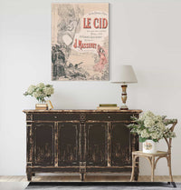 Cartel De La Opera De Massenet El Cid by Georges Jules Victor Clairin