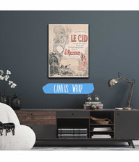 Cartel De La Opera De Massenet El Cid by Georges Jules Victor Clairin