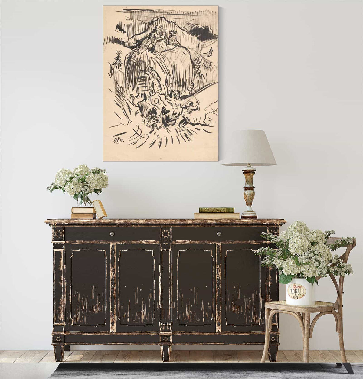 Carting Grain by Arnold Peter Weisz Kubincan