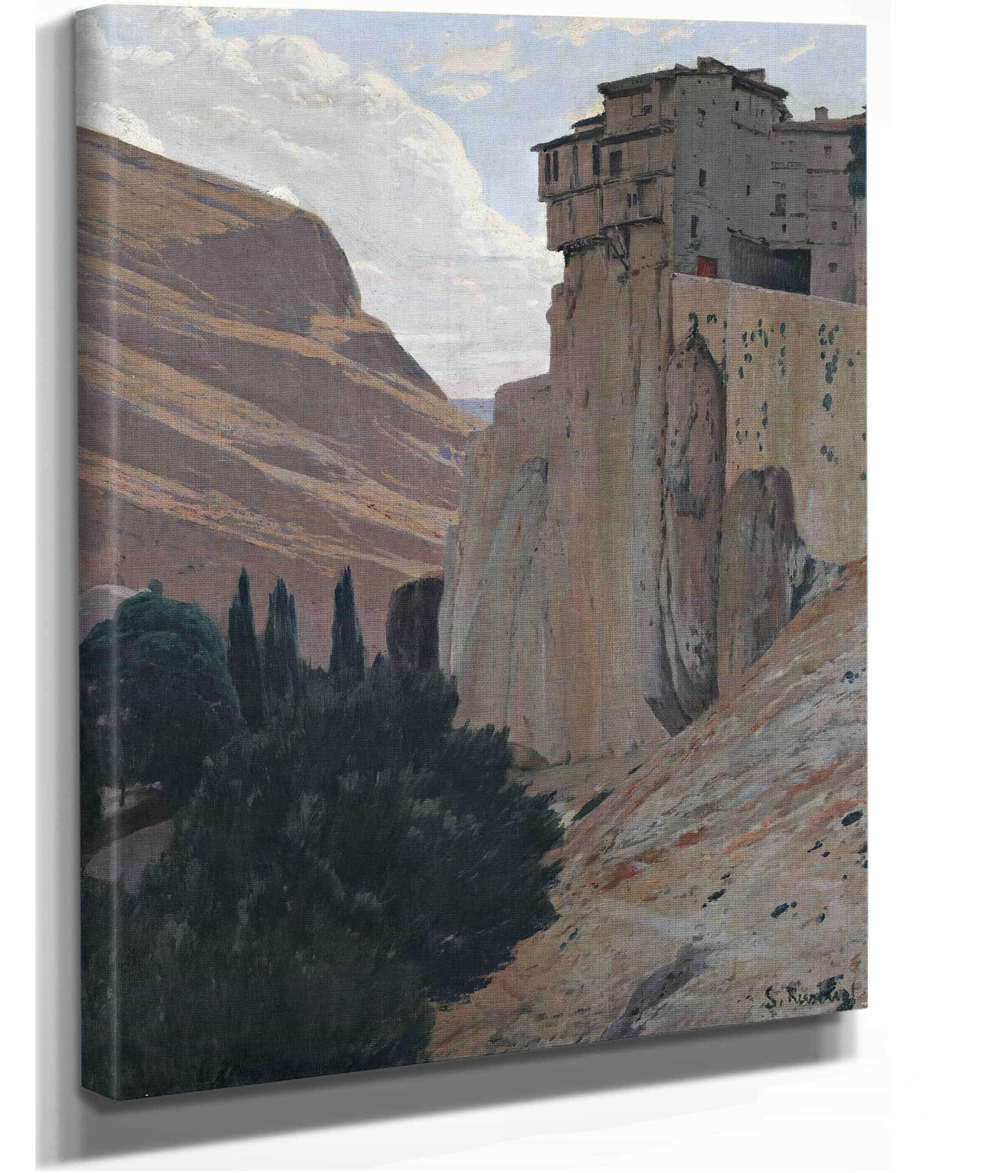 Casas Colgantes Cuenca The Hanging Houses Cuenca by Santiago Rusinol