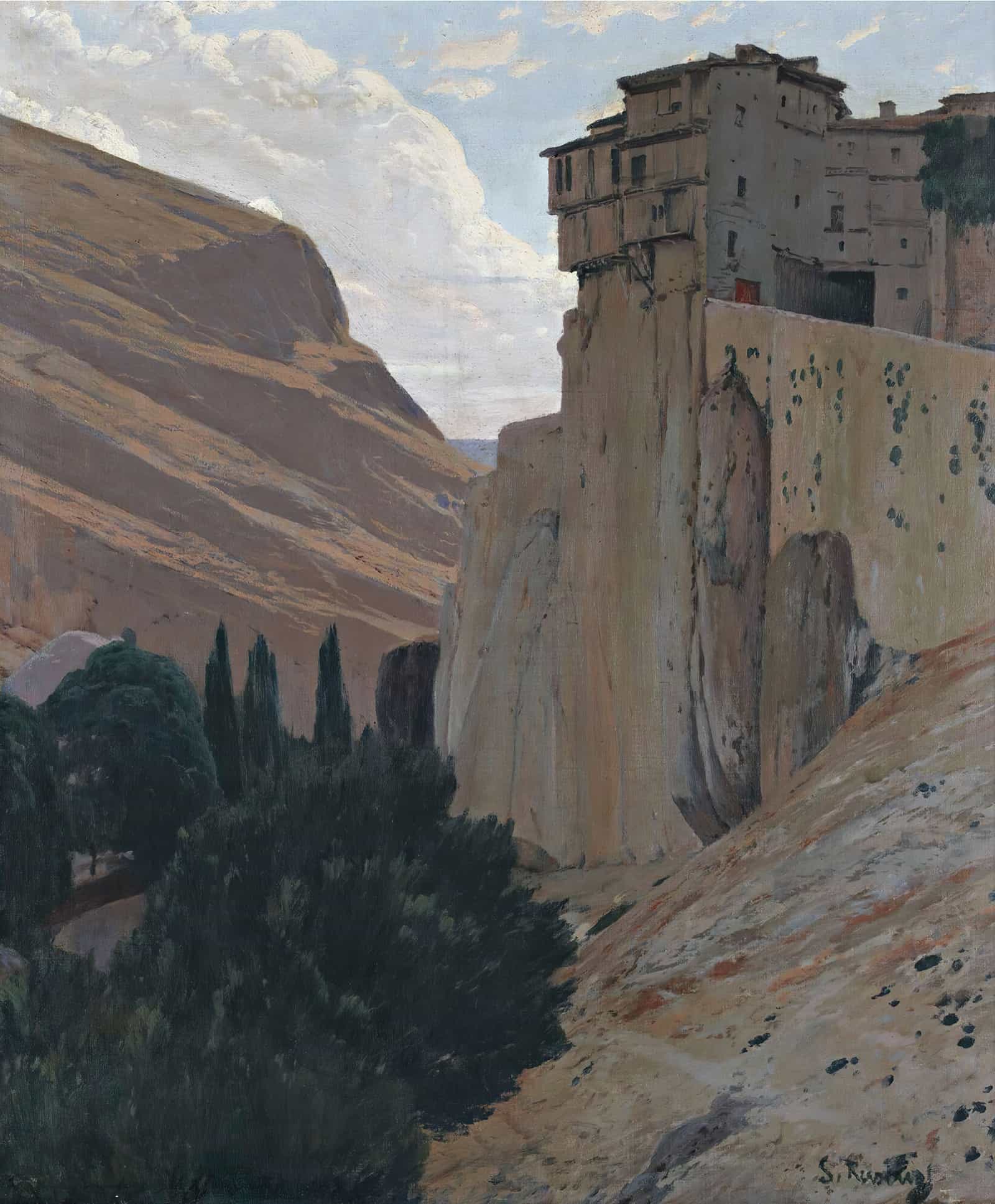 Casas Colgantes Cuenca The Hanging Houses Cuenca by Santiago Rusinol