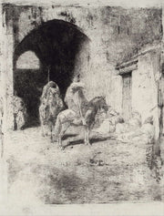 Casbah Guard In Tetouan by Mariano Fortuny Marsal