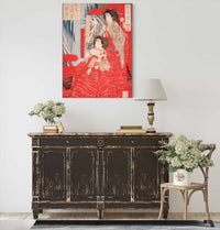 Cascading Water by Tsukioka Yoshitoshi