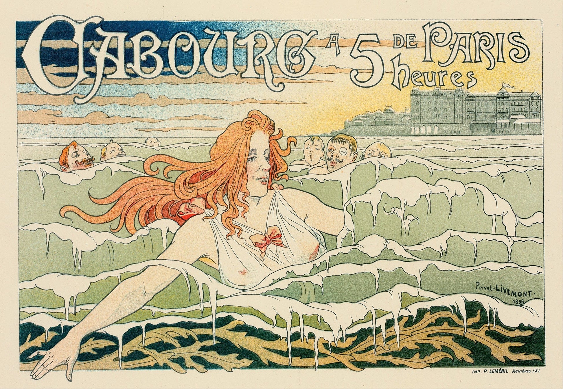 Casino De Cabourg by Henri Privat Livemont