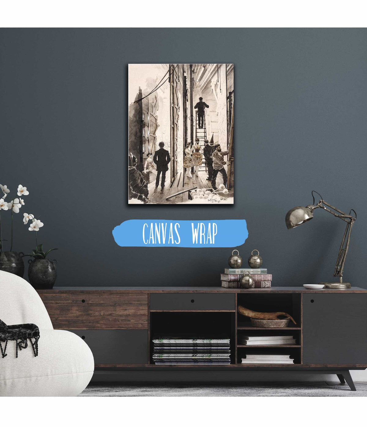 Casinos Kulisser by Paul Fischer