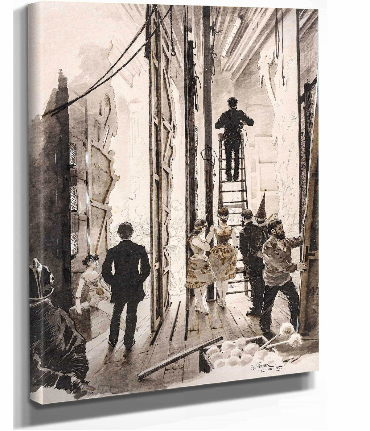 Casinos Kulisser by Paul Fischer