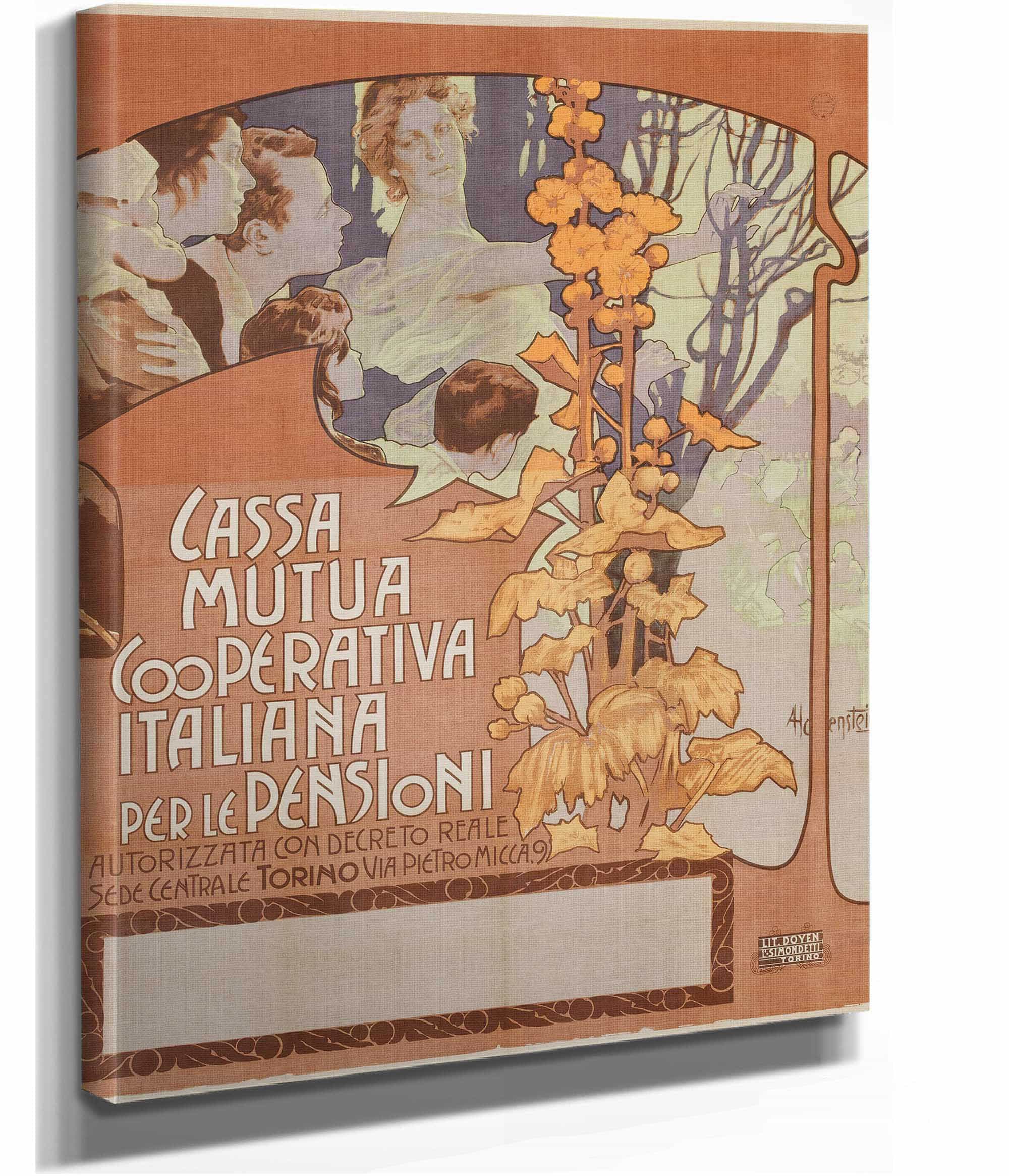 Cassa Nazionale Mutua Cooperativa Per Le Pensioni by Adolfo Hohenstein