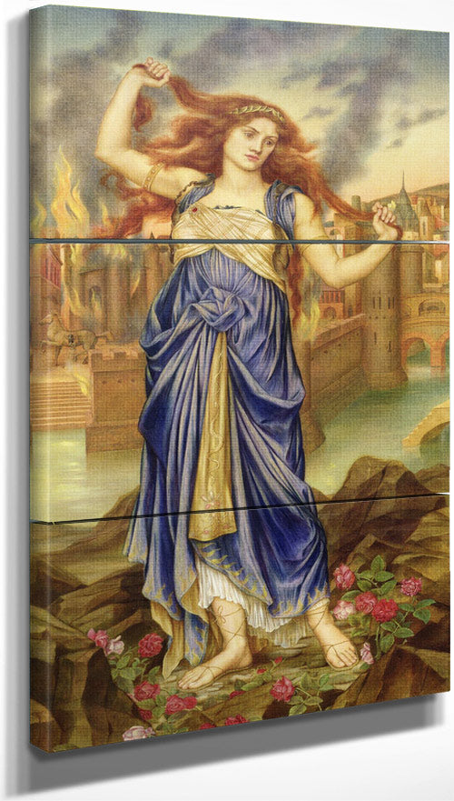 Cassandra 1898 By Evelyn De Morgan