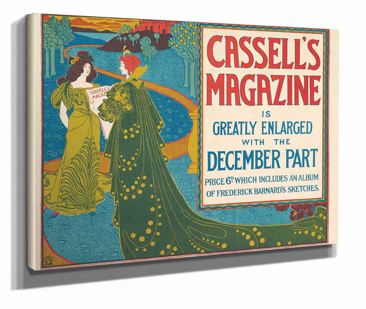Cassells Magazine December by Louis Rhead