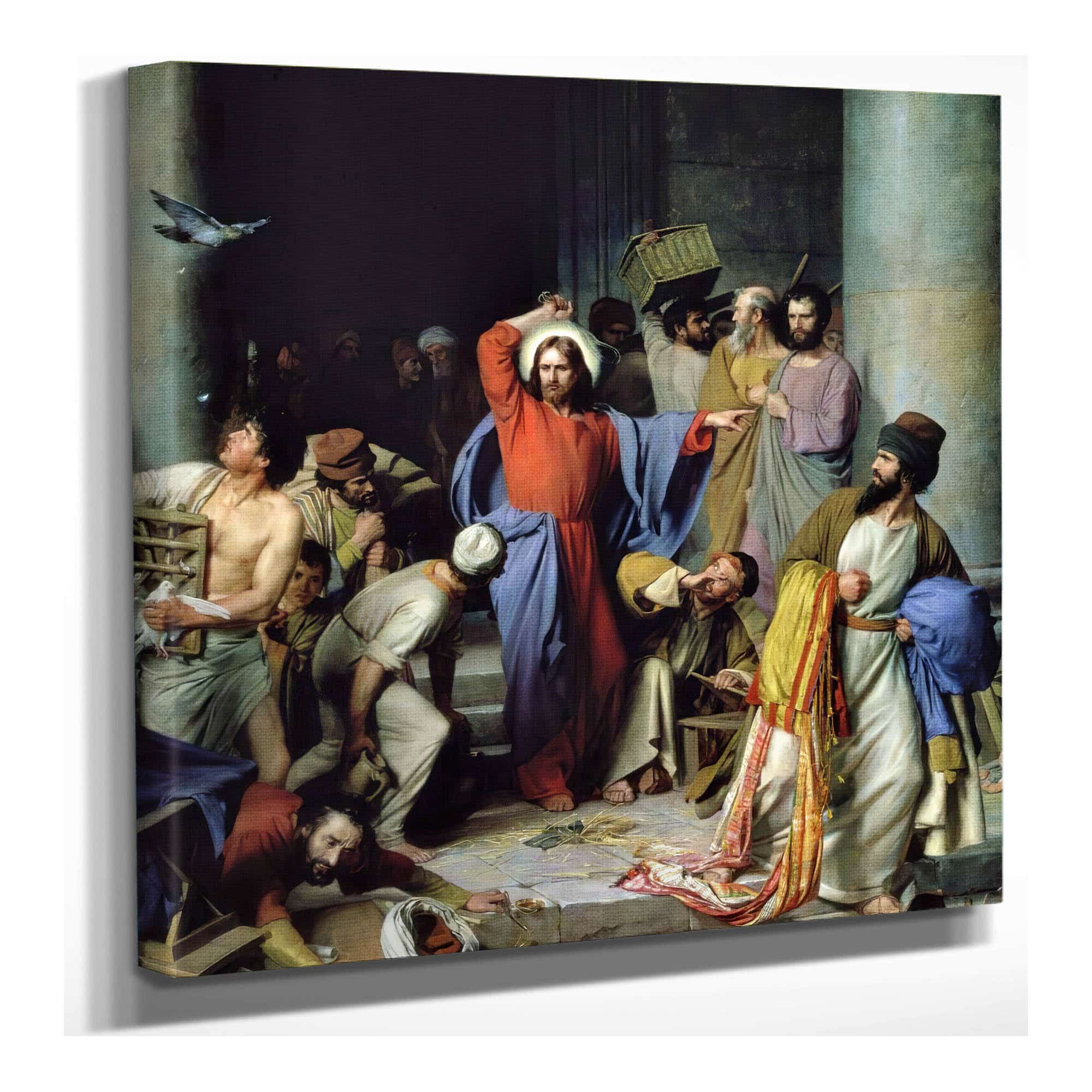 Casting Out The Money Changers by Carl Bloch