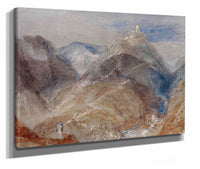 Castle On Height Near Geneva by Joseph Mallord William Turner