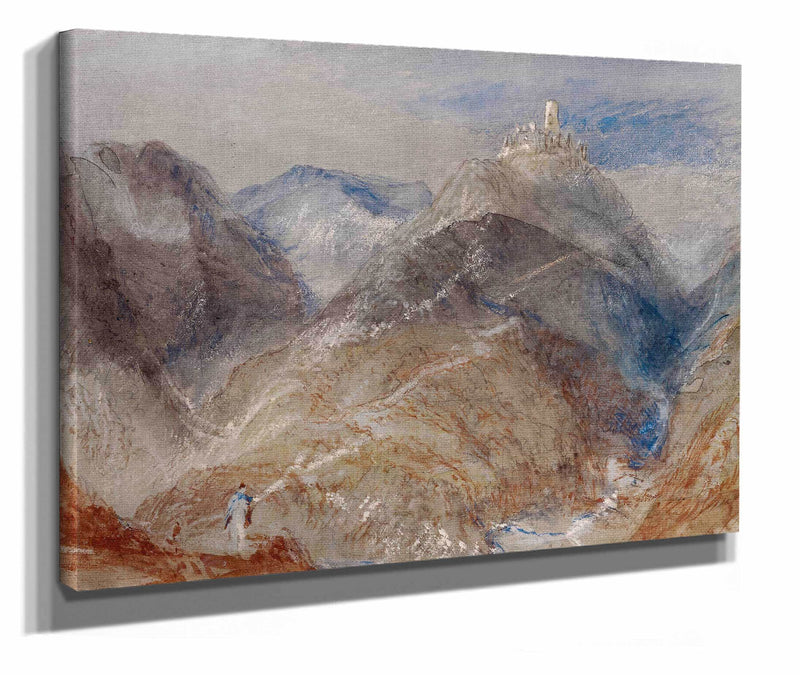 Castle On Height Near Geneva by Joseph Mallord William Turner