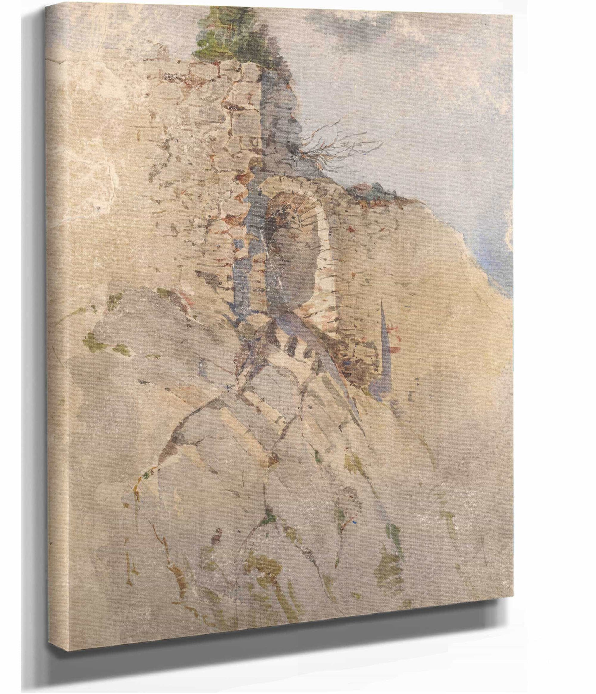 Castle Ruins   by Ladislav Mednyanszky