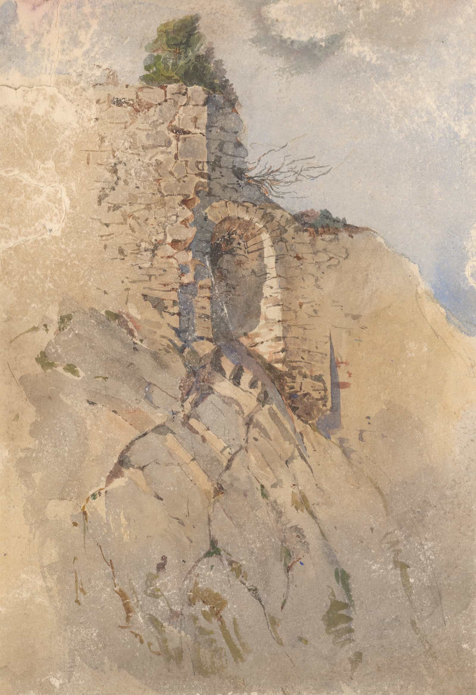 Castle Ruins   by Ladislav Mednyanszky