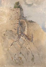 Castle Ruins   by Ladislav Mednyanszky