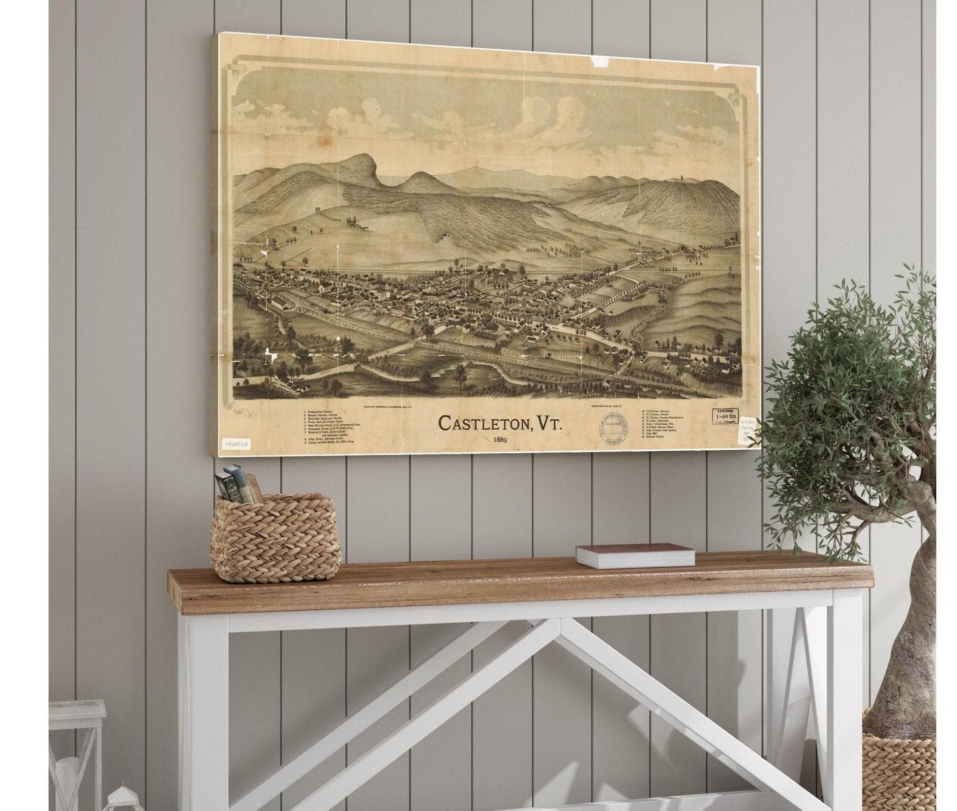 Castleton Vt 1889  State Of Vermont